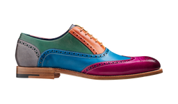 Mens multi coloured brogues sales