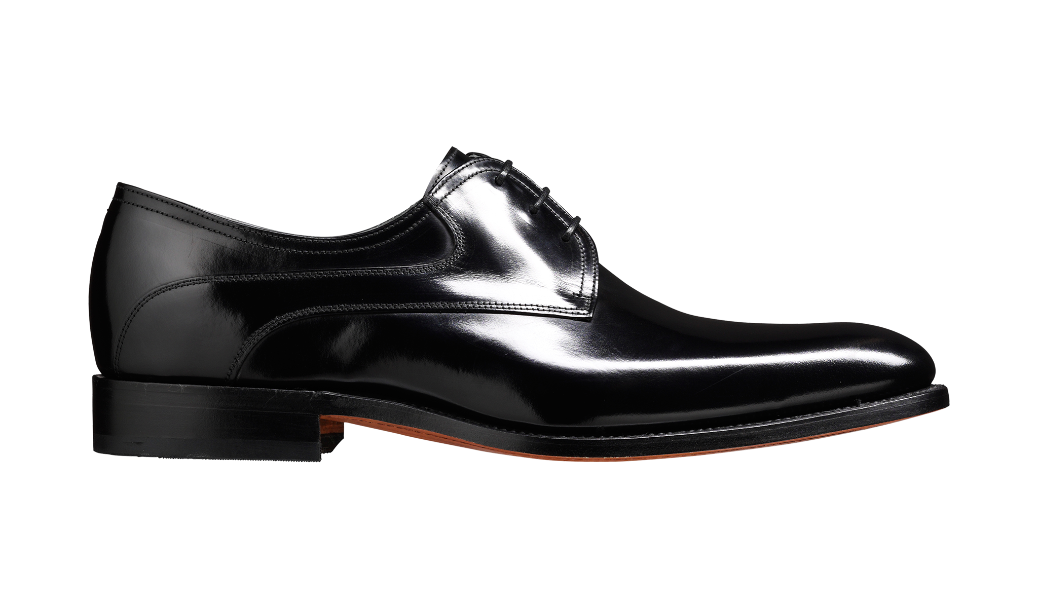 Wickham - Black Hi-Shine | Mens Derby Shoes | Barker Shoes UK