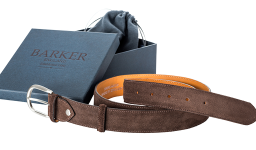Plain Belt - Burnt Oak Suede