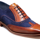 Spencer - Antique Rosewood / Navy Suede